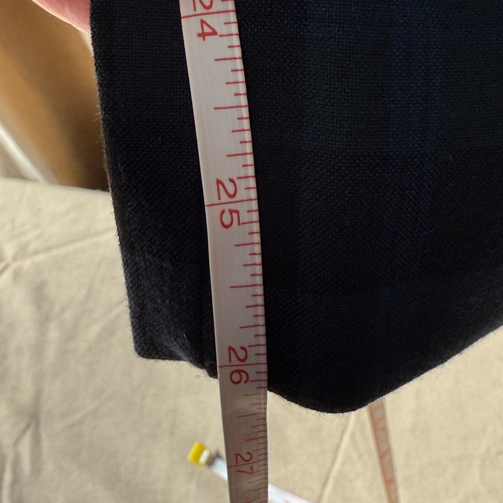 LOFT Blue and Black Plaid Pants Size 6 Marissa Skinny pants - Picture 3 of 10